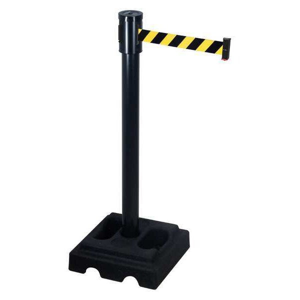Barrier Post with Belt, 40 In. H, 15 ft. L