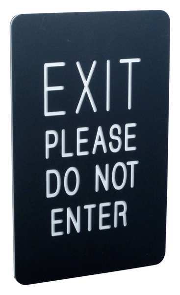7x11 Sign- EXIT/EXIT PLEASE DO NOT ENTER