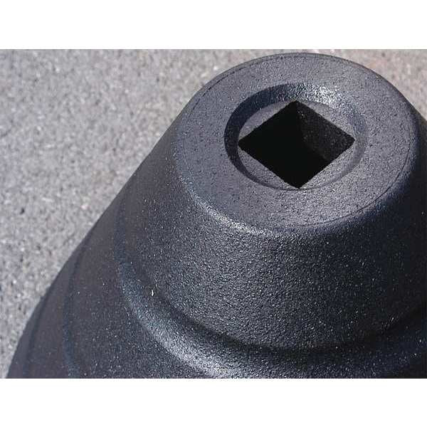 Sign Base, Rubber, Black