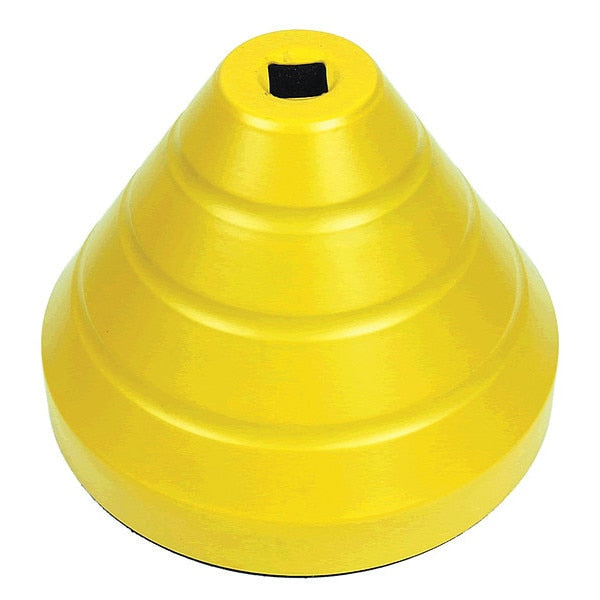 Sign Base Cover, Rbber/Plstic, Yellow