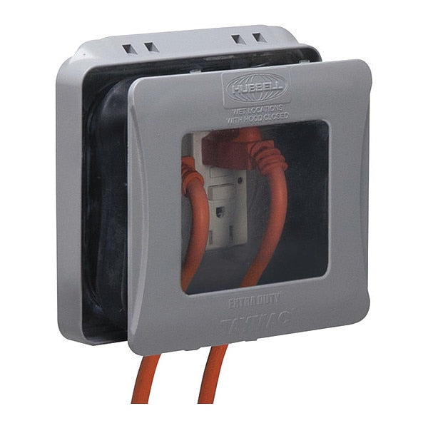 2 -Gang Vertical While In Use Weatherproof Cover, 5.77