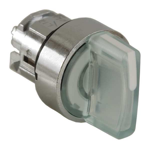 Illum Selector Switch, 3 Pos, 22mm, White