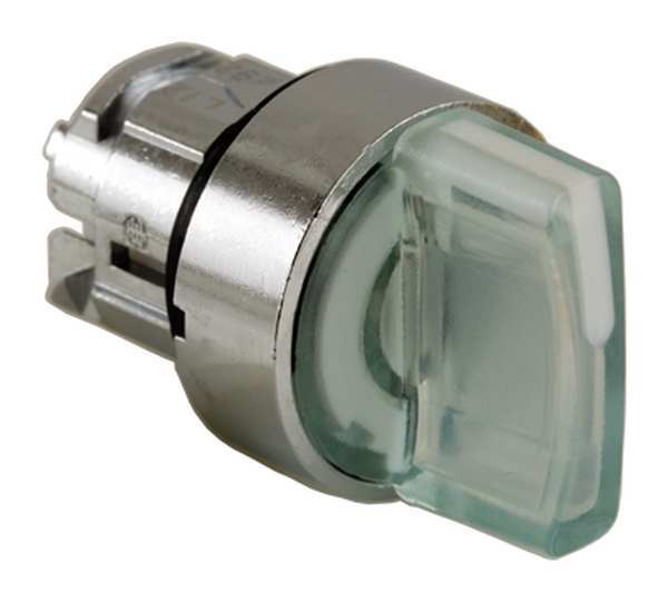 Illum Selector Switch, 3 Pos, 22mm, White