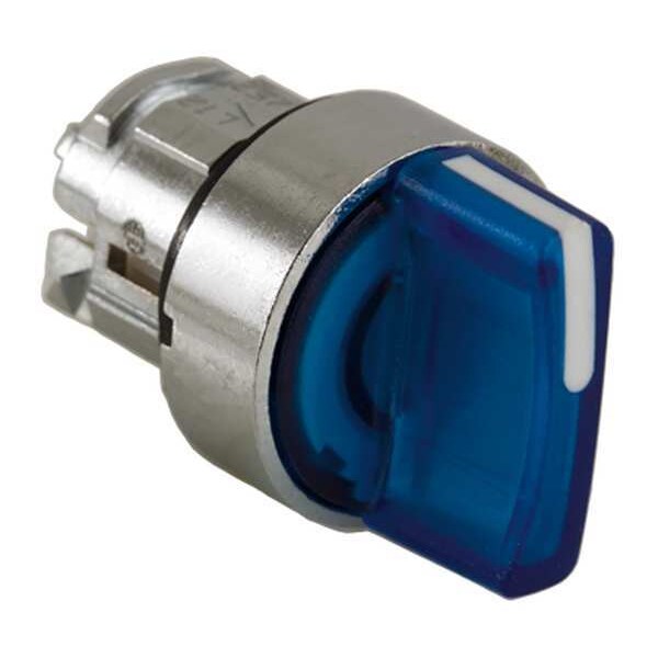 Illum Selector Switch, 3 Pos, 22mm, Blue