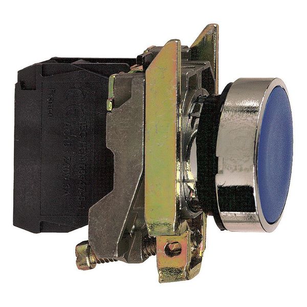 Non-Illuminated Push Button, 22 mm, 1NO, Blue