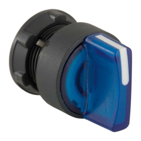 Illum Selector Switch, 2 Pos, 22mm, Blue