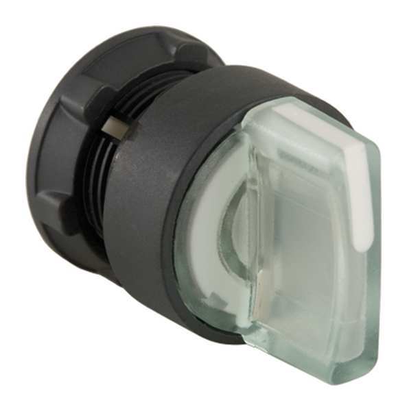 Illum Selector Switch, 2 Pos, 22mm, White