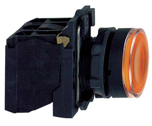 Illuminated Push Button Operator, 22 mm, Yellow