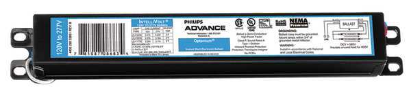 71 to 73 Watts, 2 or 3 Lamps, Electronic Ballast