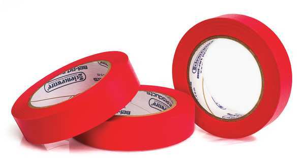Label Tape, Red, 1 in., PK3