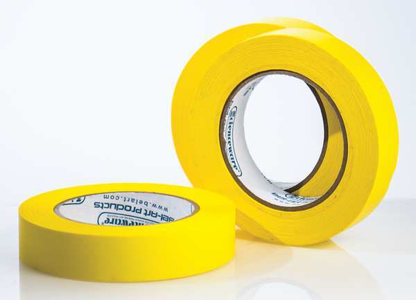 Label Tape, Yellow, 1 in., PK3