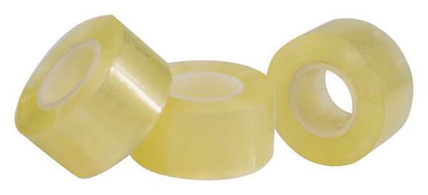 Label Tape, Clear, 1 in., PK3