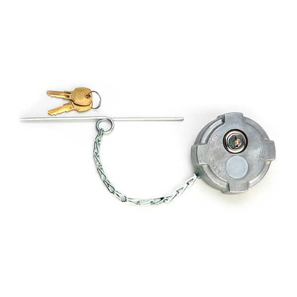 Fuel Cap, Nonvented, Lock, 8 per In Thread