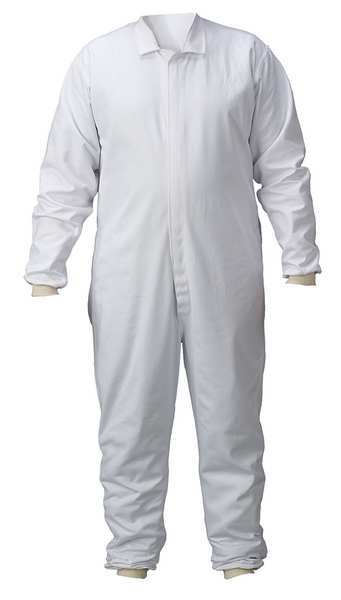 Lab Coverall, Chest Sz 54, 50x29, White