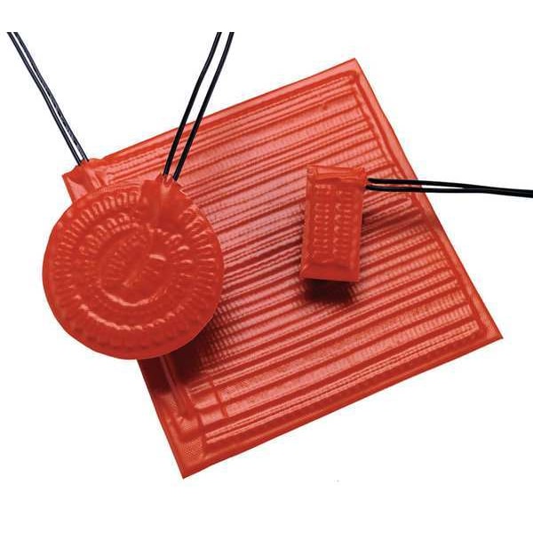 Heating Blanket, 120VAC, 100W, Power Density: 5.0W/in2, 2