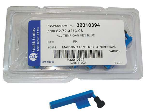 Chart Recorder Pen, Blue, 0.539