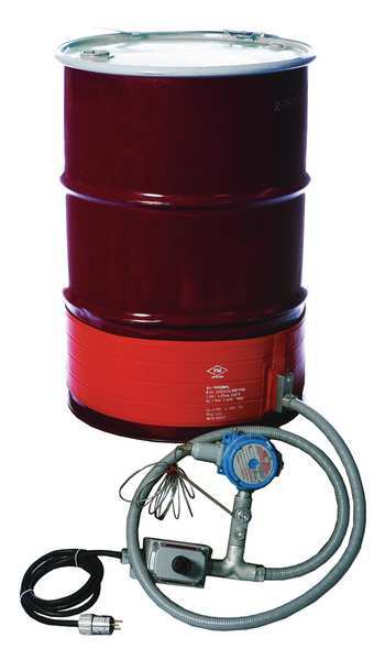 Drum Heater, Hazardous-Area Rated, T3, 55 Gallon, 120VAC, 1300W, 70