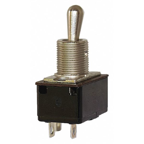 Toggle Switch, SPST, 2 Connections, On/Off, 3/4 hp, 10A @ 250V AC, 15A @ 125V AC