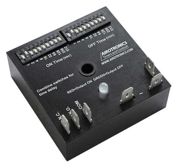 Encapsulated Timer Rlay, 10A, Relay, 120VAC