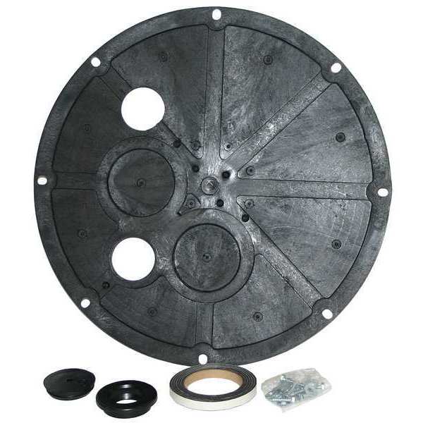20-1/2 in. Sump Basic Cover with 2 in. Vent Holes