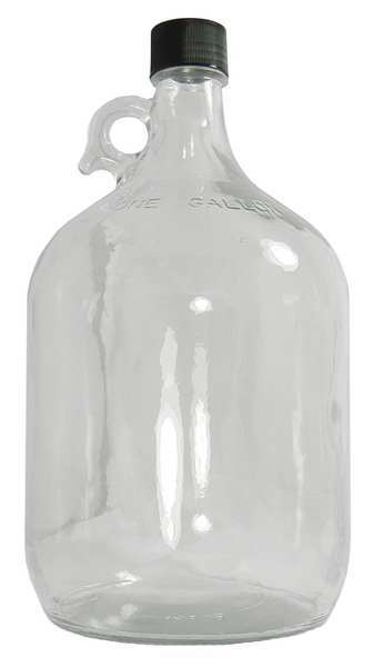 Bottle, Narrow Mouth, 64 Oz, Glass, PK6