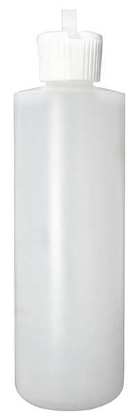 Bottle, Narrow, 2 Oz, Cylinder, HDPE, PK48
