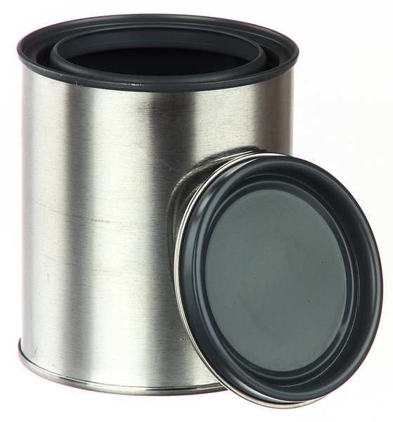 Metal Can, 1 qt., Round, PK56