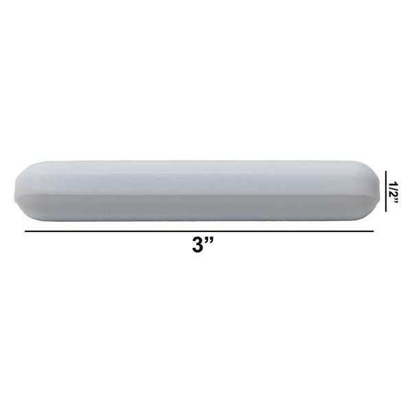 SPINBAR, STIRRING BAR, PTFE, POLYGN, 3X1/2