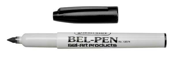 Waterproof Permanent Marker, Black, PK3