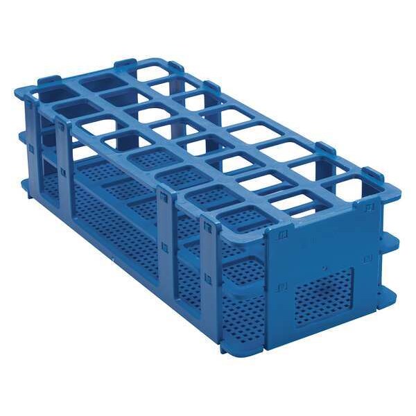 Test Tube Rack, No-Wire, 25mm, Blue