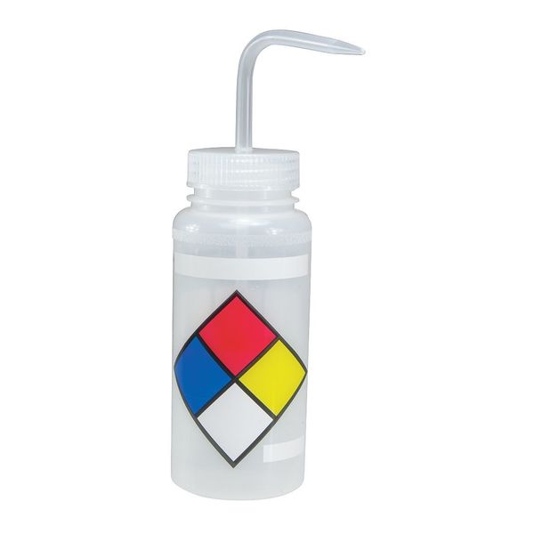 Wash Bottle, Std Spout, 500ml, Write-On, PK4