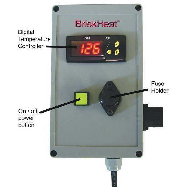 Temperature Controller, Digital On/Off, Outdoor-Use, 240V, 32 to 999Â°F