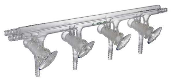 Vacuum Manifold, Inert Gas 4-Ports