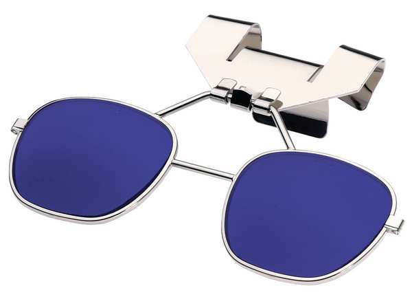 Clip On Eyewear, Cobalt Shade 3