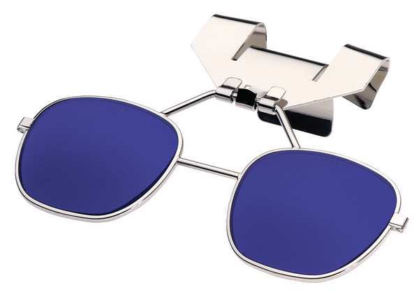 Clip On Eyewear, Cobalt Shade 4