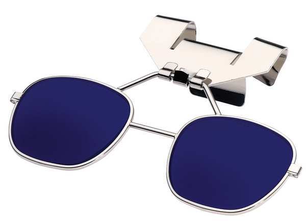Clip On Eyewear, Cobalt Shade 6