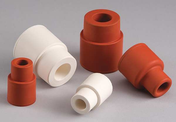 Septum Stopper, Sleeve, Red, PK100