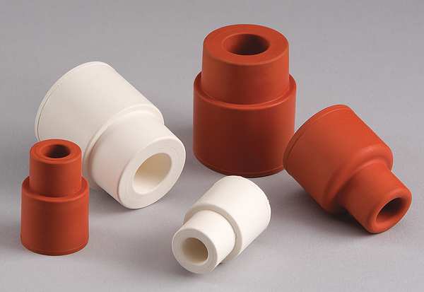 Septum Stopper, Sleeve, White, PK100