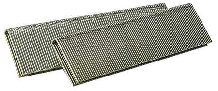 Staples, 18 ga, Medium Crown, 1-1/4 in Leg L, Steel, 5000 PK