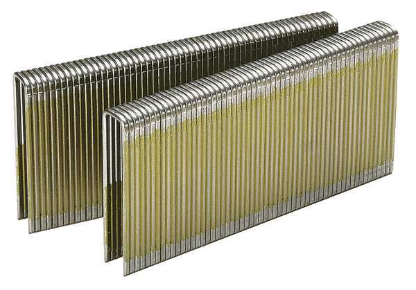 Heavy Duty Staples, 16 ga, Standard Crown, 1-1/2 in Leg L, Steel, 10000 PK