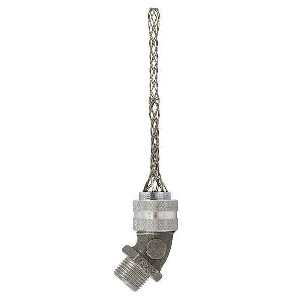 Strain Relief Cord Grip, 45, Insulated