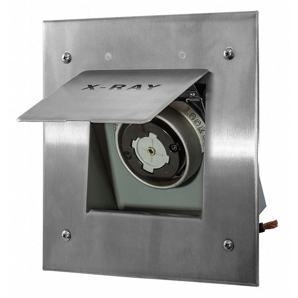 60A Hospital Locking Receptacle 2P 3W 250VAC