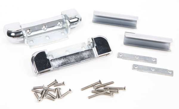 Hinge, 1-3/8 in., Chrome, PK2