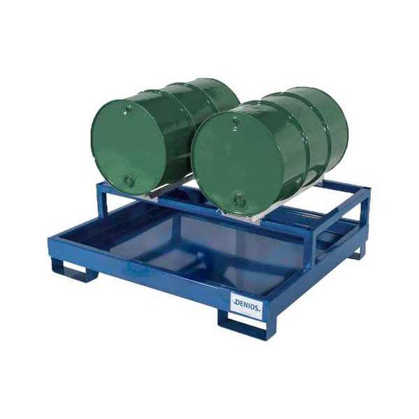 Drum Dispensing Pallet, Steel, 2 Drums