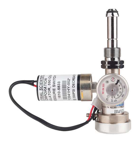 Gas Regltr w/Pressure Switch, 552L, CGA590