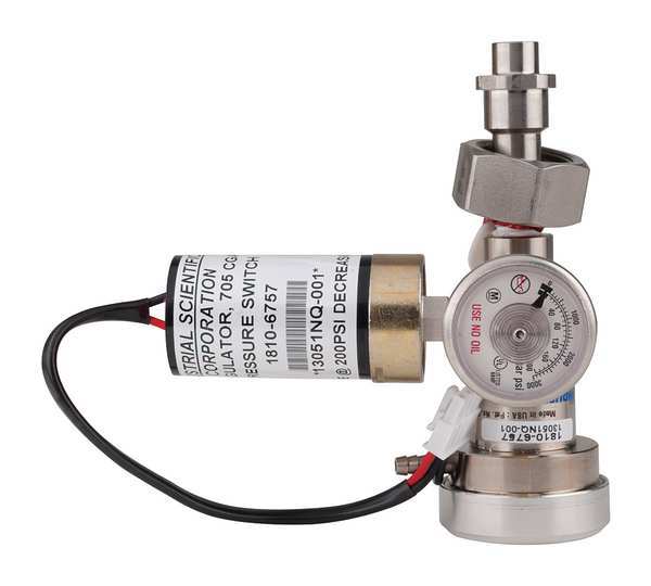 Gas Regltr w/Pressure Switch, 650L, CGA705