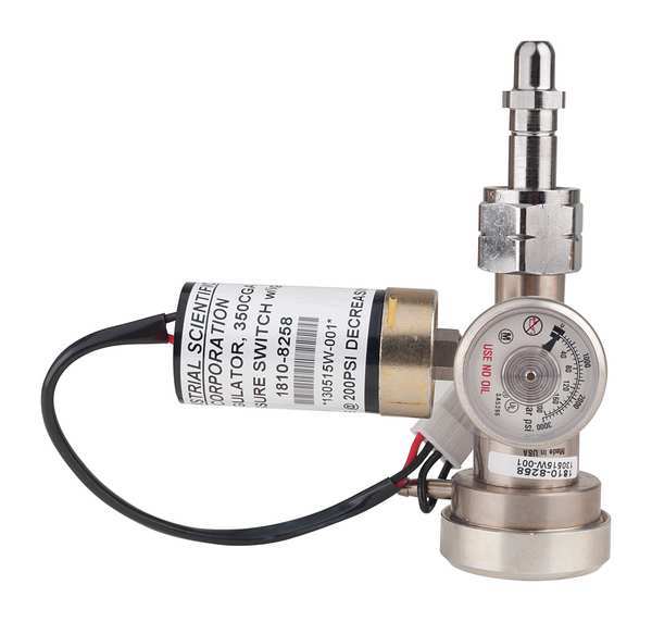Gas Regltr w/Pressure Switch, 650L, CGA350