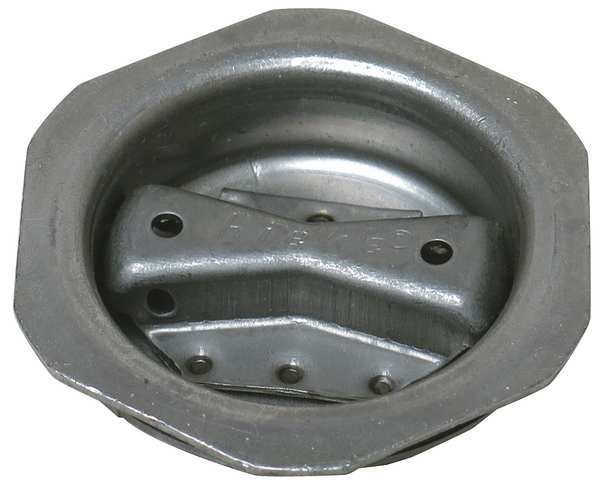 Drum Plug, Hex Head, 2 In., Steel, PK10