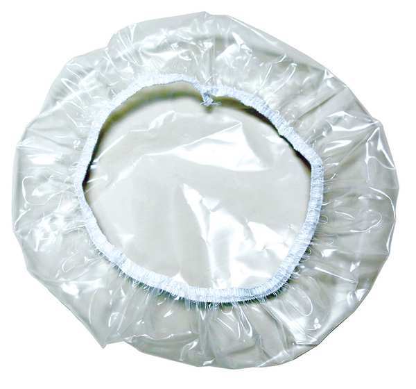 Pail Cover, Elastic Band, Clr, LDPE, PK100