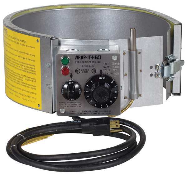 Pail Heater, Electric, 5 gal., 120V